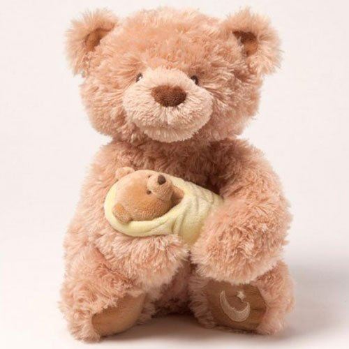 Gund Singing Animated Rock A Bye Baby Bear Childrens Teddy 4036002 Gund Singing Animated Rock A Bye Baby Bear Childrens Teddy 4036002