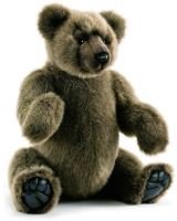 Hansa Silvery Brown Jointed Teddy Bear Childrens Soft Toy 4477