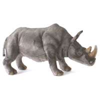Hansa Realistic White Rhino Childrens Soft Plush Toy Gift