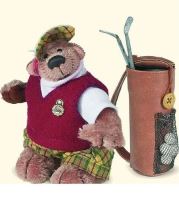 Teddy Hermann Limited Edition Miniature Golf Bear 158684