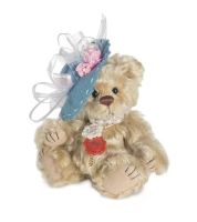 Teddy Hermann Miniature Bear Audrey Wearing Blue Hat Ltd Ed 150947