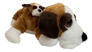 Lil Peepers 11"Brandy St Bernard Dog with Baby Childrens Gift 08063