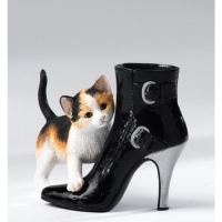 Kitten Heels Molly Kitten+High Heel Ankle Boot Girly Ornament Gift
