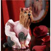 Dapper Dogs Yorkshire Terrier Darcey Ballerina Figurine Gift