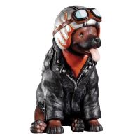 Dapper Dogs Barry the Biker Dog Breed Figurine Gift
