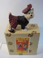 Dapper Dogs West Highland Terrier Dog in Scottish Dress Figurine