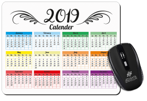 2019 Calendar Mousemat