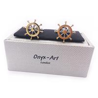 Ship Wheel Cufflinks