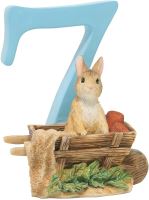 Beatrix Potter Peter Rabbit Birthday Age Number 7 Figurine