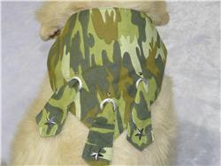 Small Camouflage Dog Bandana, Fits Neck Size; 12.5-14" BAND3