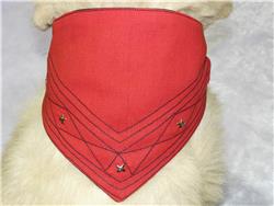 Small Red Dog Bandana, Fits Neck Size; 12.5-14" BAND8