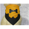 Small Dog Bone Design Bandana, Fits Neck Size; 12.5"-14"