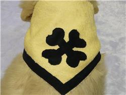 Medium Cross Dog Bone Bandana, Fits Neck Size; 16.5"-18" BAND22