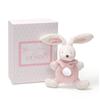 Gund Newborn Luxury Pink Rabbit Baby Girl Rattle Toy 4030473