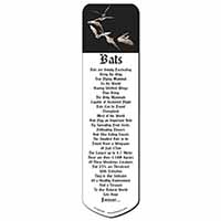 Bats in Flight Bookmark, Book mark, Printed full colour