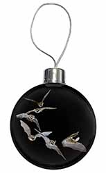 Bats in Flight Christmas Bauble