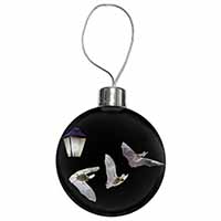 Bats by Lantern Night Light Christmas Bauble