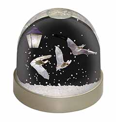 Bats by Lantern Night Light Snow Globe Photo Waterball