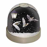 Bats by Lantern Night Light Snow Globe Photo Waterball