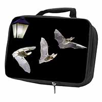 Bats by Lantern Night Light Black Insulated School Lunch Box/Picnic Bag