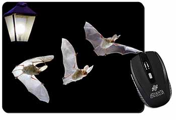 Bats by Lantern Night Light Computer Mouse Mat