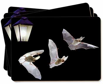 Bats by Lantern Night Light Picture Placemats in Gift Box
