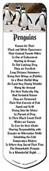 Penguins on Sandy Beach Bookmark, Book mark, Printed full colour