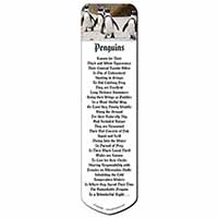 Penguins on Sandy Beach Bookmark, Book mark, Printed full colour