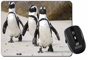 Penguins on Sandy Beach Computer Mouse Mat