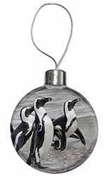 Sea Penguins Christmas Bauble