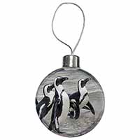 Sea Penguins Christmas Bauble