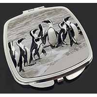 Sea Penguins Make-Up Compact Mirror