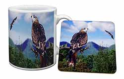 Red Kite Bird of Prey Mug and Coaster Set