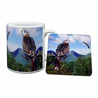 Red Kite Bird of Prey Mug and Coaster Set
