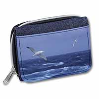 Sea Albatross Flying Free Unisex Denim Purse Wallet - Advanta Group®