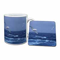 Sea Albatross Flying Free Mug and Coaster Set - Advanta Group®