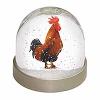 Morning Call Cockerel Snow Globe Photo Waterball