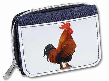 Morning Call Cockerel Unisex Denim Purse Wallet