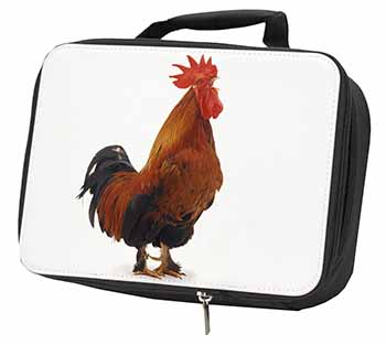 Morning Call Cockerel Black Insulated School Lunch Box/Picnic Bag