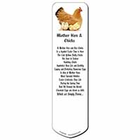 Hen with Baby Chicks Bookmark, Book mark, Printed full colour