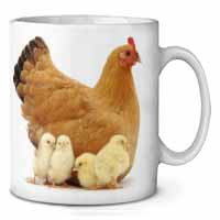 Hen with Baby Chicks Ceramic 10oz Coffee Mug/Tea Cup