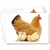 Hen with Baby Chicks Picture Placemats in Gift Box