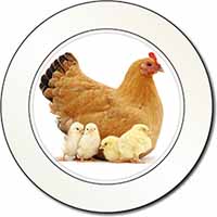 Hen with Baby Chicks Car or Van Permit Holder/Tax Disc Holder