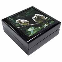 Baby Owls on Branch Keepsake/Jewellery Box