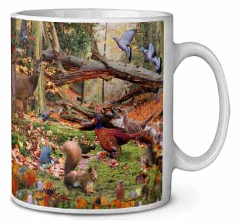 Forest Wildlife Animals Ceramic 10oz Coffee Mug/Tea Cup