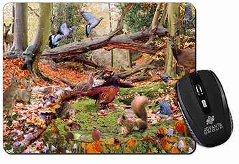 Forest Wildlife Animals Computer Mouse Mat