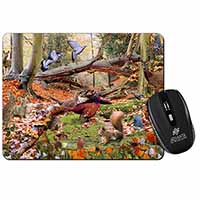 Forest Wildlife Animals Computer Mouse Mat