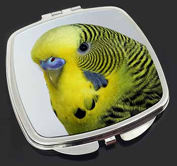 Yellow Budgerigar, Budgie Make-Up Compact Mirror