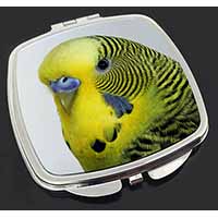 Yellow Budgerigar, Budgie Make-Up Compact Mirror