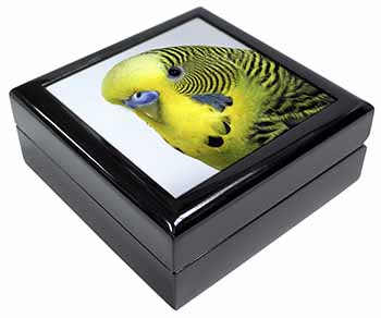 Yellow Budgerigar, Budgie Keepsake/Jewellery Box